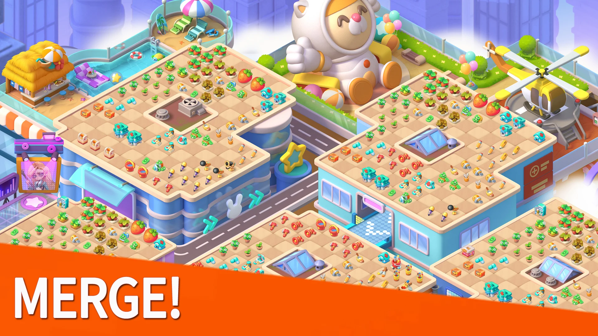 Merge Town : Travel Adventure screenshot